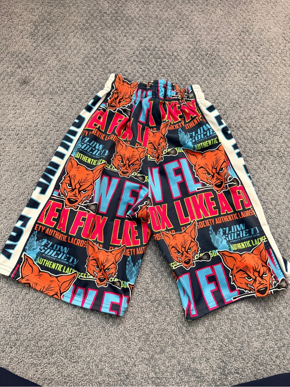 Flow society Like A Fox Graphic Kids' Athletic Shorts - Multicolor - Picture 3 of 3